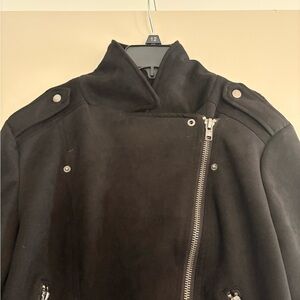 Philosophy Black faux suede  Jacket